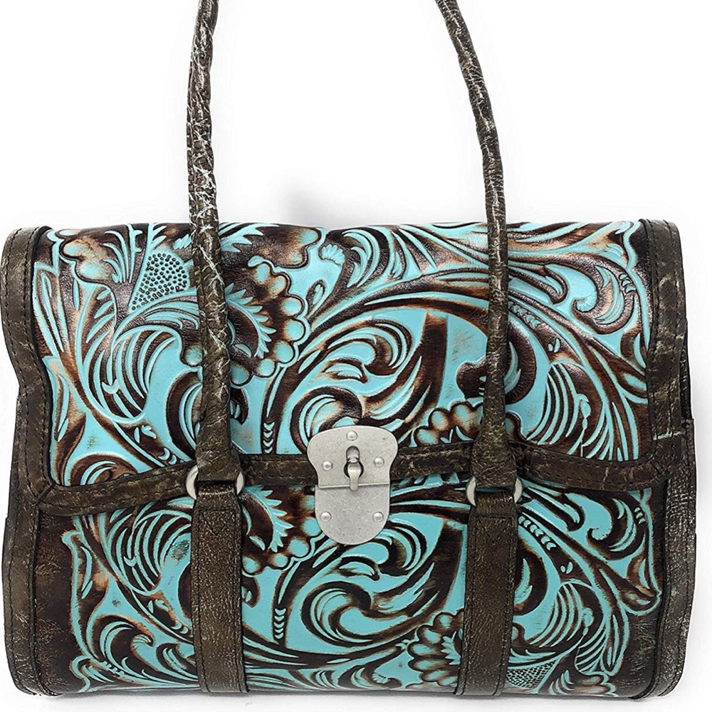 🎉Last 1 🎉 Turq. Patricia Nash Vienna Satchel